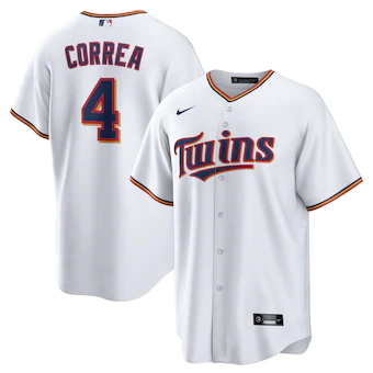 mens nike carlos correa white minnesota twins replica playe